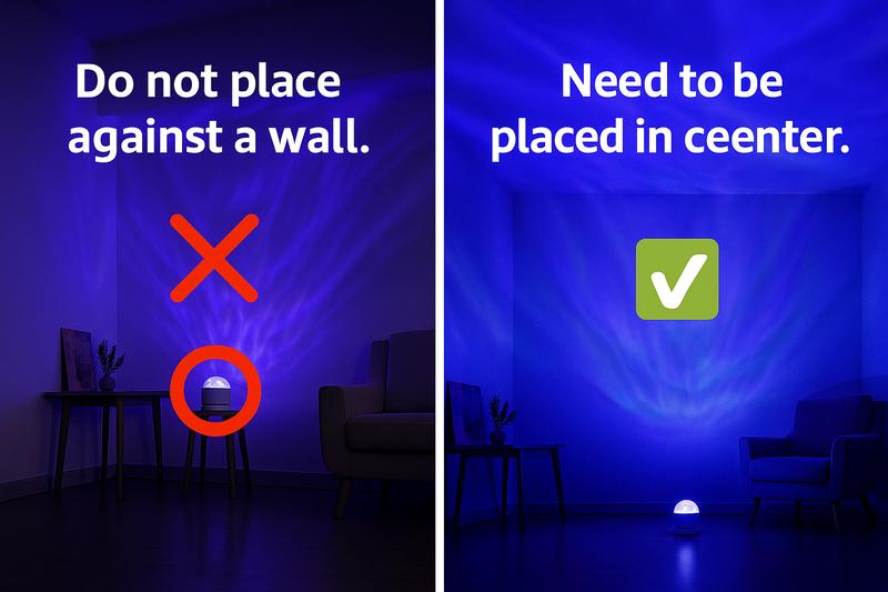 7 Color Star Projector Light with Music Rhythm, Ocean Wave & 3D Water Ripple Effects, Romantic Night Light for Bedroom, Party, Best Christmas Gift for Kids & Lovers 7 Color Star Projector Light with Music Rhythm, Ocean Wave & 3D Water Ripple Effects, Romantic Night Light for Bedroom, Party, Best Christmas Gift for Kids & Lovers