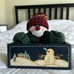 Snowman candy box
