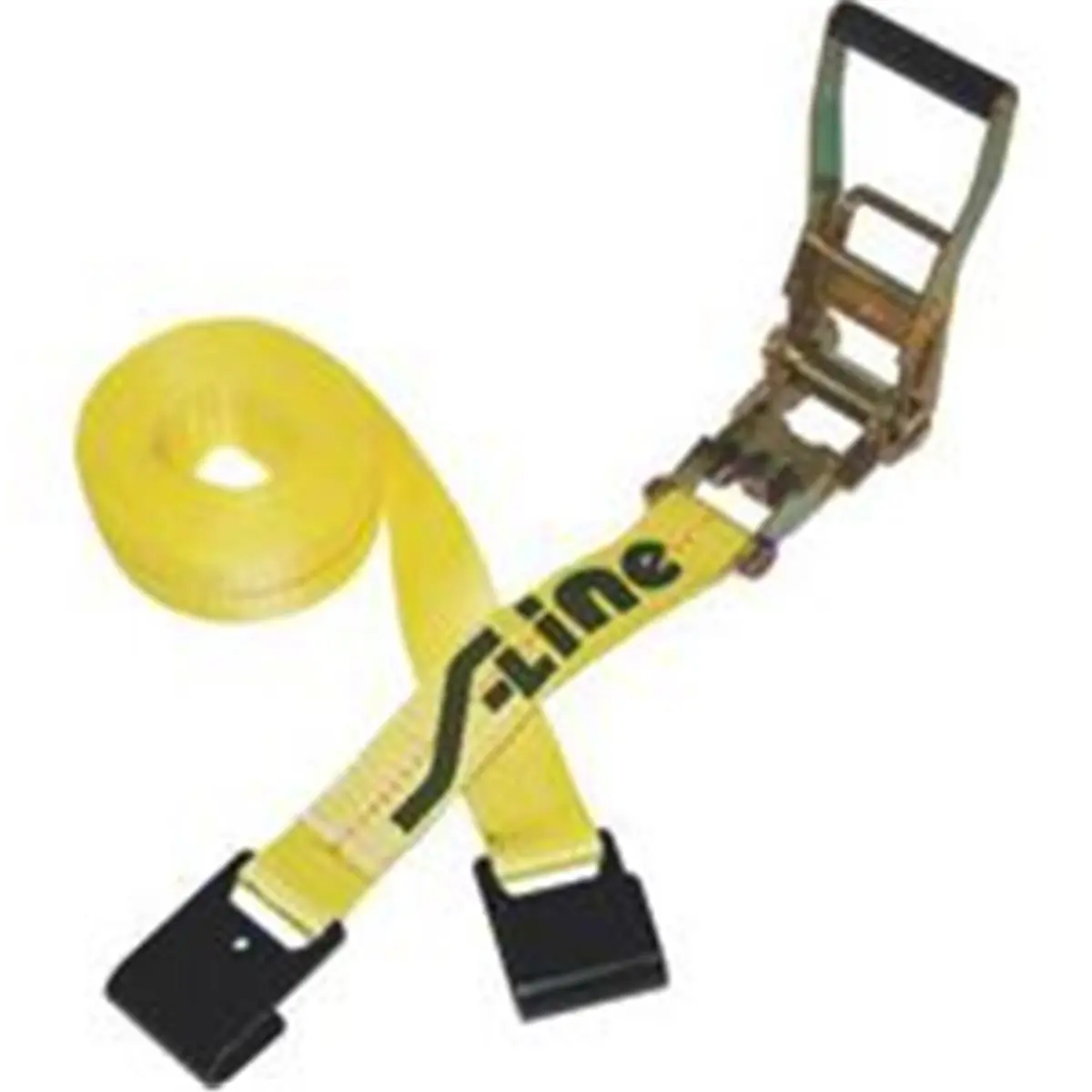 212 MAIN S-Line Polyester Webbing Ratchet Assembly, 2''x27' Plain Ratcheting Straps, Abrasion-Proof, with Flattening Hooks, Heavy-Duty Hook for Load Securing Hardware Tools
