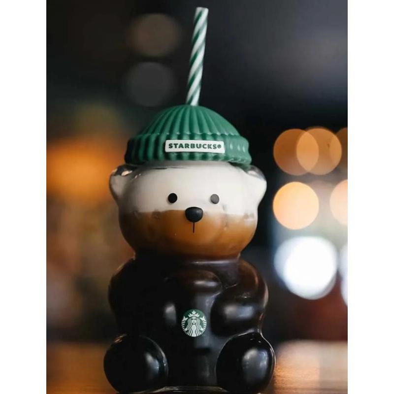 Starbucks 2026 Glass Bearista Cup Limited Edition Bear Tumbler gift new