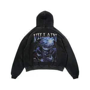 Dabi Vintage Hoodie | My Hero Academia Hoodie Anime Streetwear Graphic Oversized Collector Style, Gift For Fan Anime