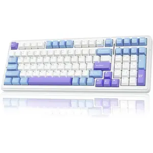 Wireless Mechanical Keyboard,Tri-Mode BT5.0/2.4GHz/USB-C Hot Swappable Custom Keyboard,Pre-lubed Linear Switches,Gasket Structure,RGB Backlit Gaming Keyboard for PC/Tablet/Xbox/PS4/PS5