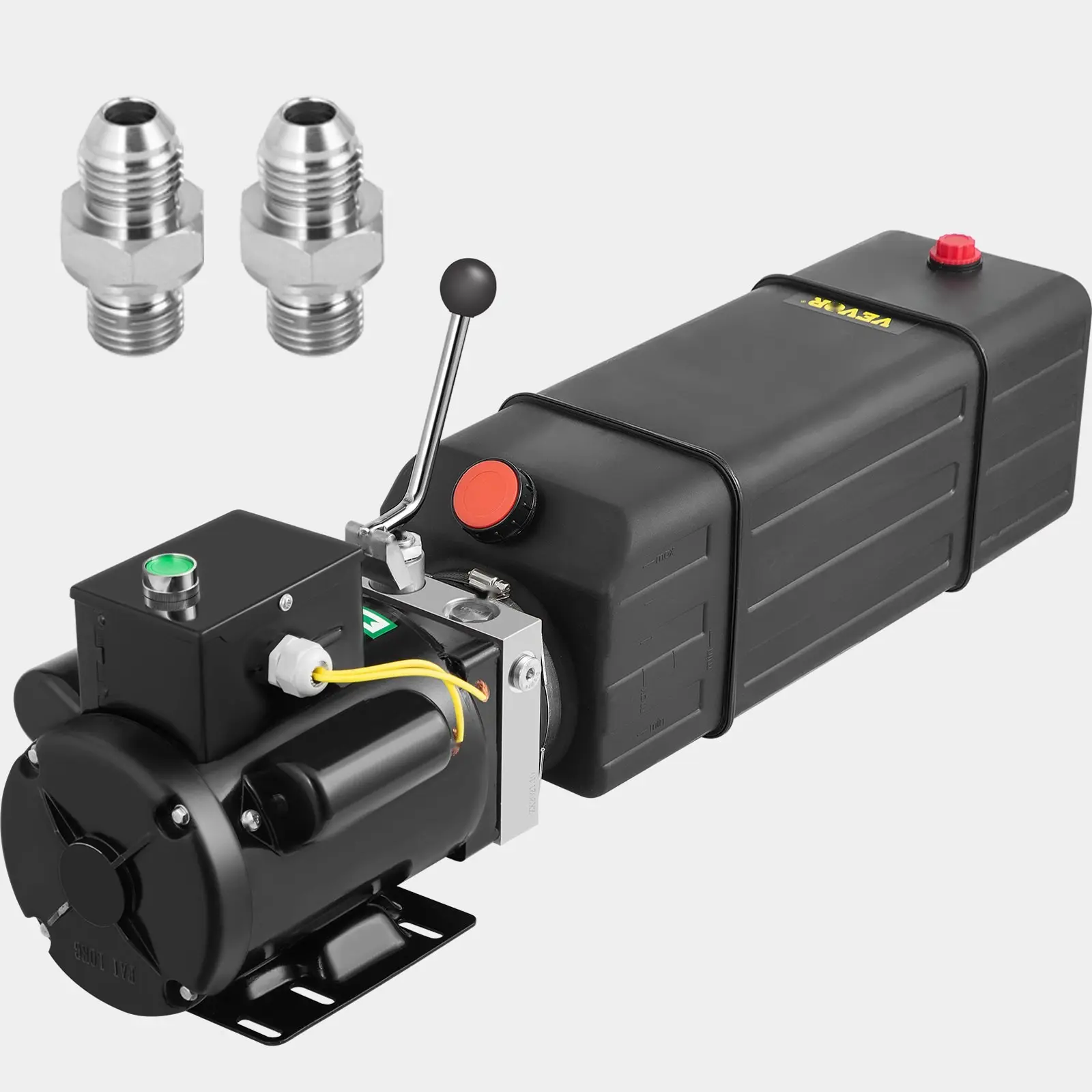 Hydraulic Pump 2950 PSI, 60 Hz Hydraulic Power Unit, 3 HP, 220V, Power Pack for 2-Post and 4-Post Car Lifts, Includes 3.5 Gallon Reservoir and Reliable Hydraulic System, Suitable For Automotive Service Centers And Workshops