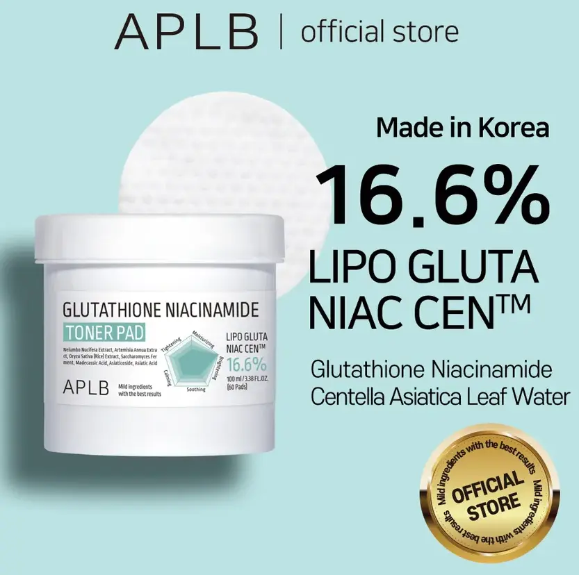 aplb glutathione niacinamide toner APLB Official] APLB Glutathione Niacinamide Toner Pad 60Pads