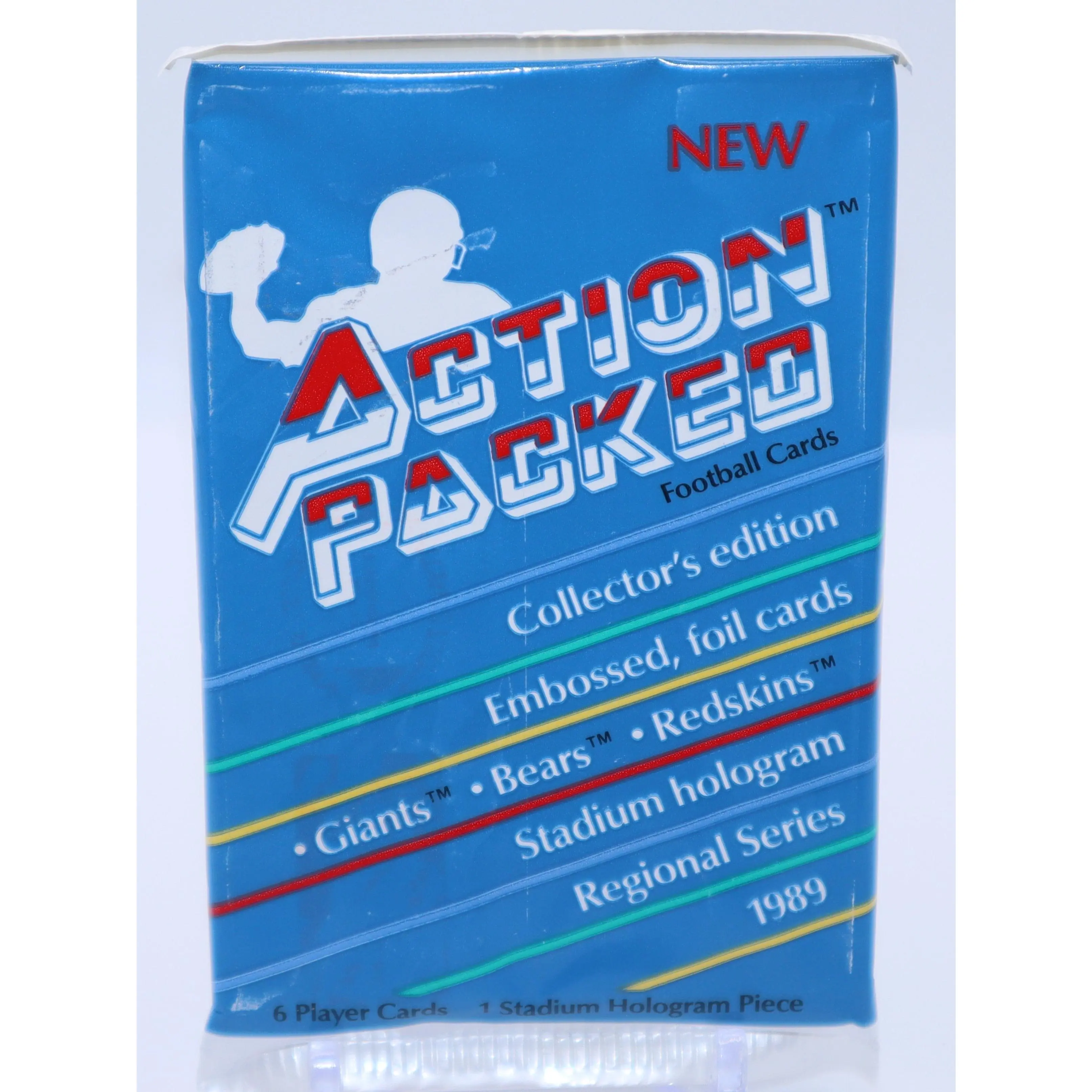 1989 Action Packed NFL Football Pack (6 Cards), Sports Card Packs, Collectible Sports Card