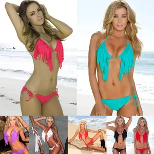 Women’s Fringed Bikini - High-End Fashion Nylon Summer Beach Swimwear