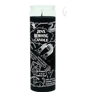 Jinx Remover Candle for Evil Spirits - Decorative Uncrossing Spell Candle for Good Luck & Protection
