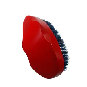Red Wave Brush, Nylon Blue Bristle Curved Brushes, Hair Brush For Men and Women