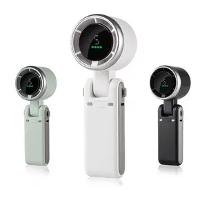 【FireSale&FreeShip】2025 Popular Portable Handheld Turbo Fan, 5 Gear Wind,Up to 6 Working Hours, 3 IN 1 Hand Fan Rechargeable with Air Turbo Tech Cooling Fan for Outdoor Activities, Travel, Working