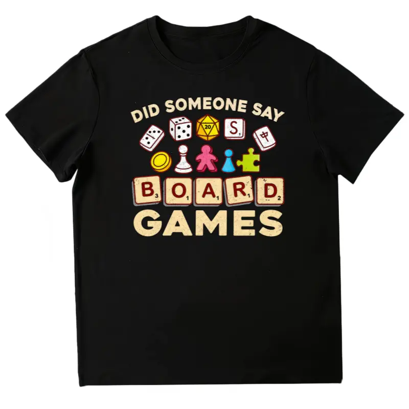 Women's Cotton Short-Sleeve T-Shirt - Casual Apparel with Board Game Prints, Clothes for Chess Enthusiasts
