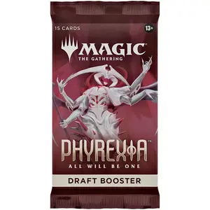 Phyrexia: All Will Be One Draft Booster Pack Commons Uncommons Foil Borderless Mythic Planeswalker