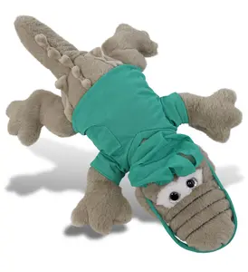 DOLLIBU 17" Large Grey Doctor Theme Super-Soft Plush Toy Alligator - Stuffed Animal for Doctor Roleplay, Ages 0+, with Plush Softness