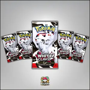 White Flare - 5 Pokémon Booster Packs