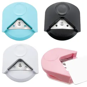 4PCS Corner Round Punch, Corner Cutter, Edge Shaping for Paper Crafts, Card Making, Photo Card Making and Scrapbooking