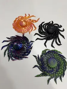 Sensory Fidget Jellyfish - Small Medium and Large - Very Satisfying Sound and Visual Experience - Engaging Auditory Stimulation - Fun for All Ages - Super Flexible and Highly Addictive Tactile Toy