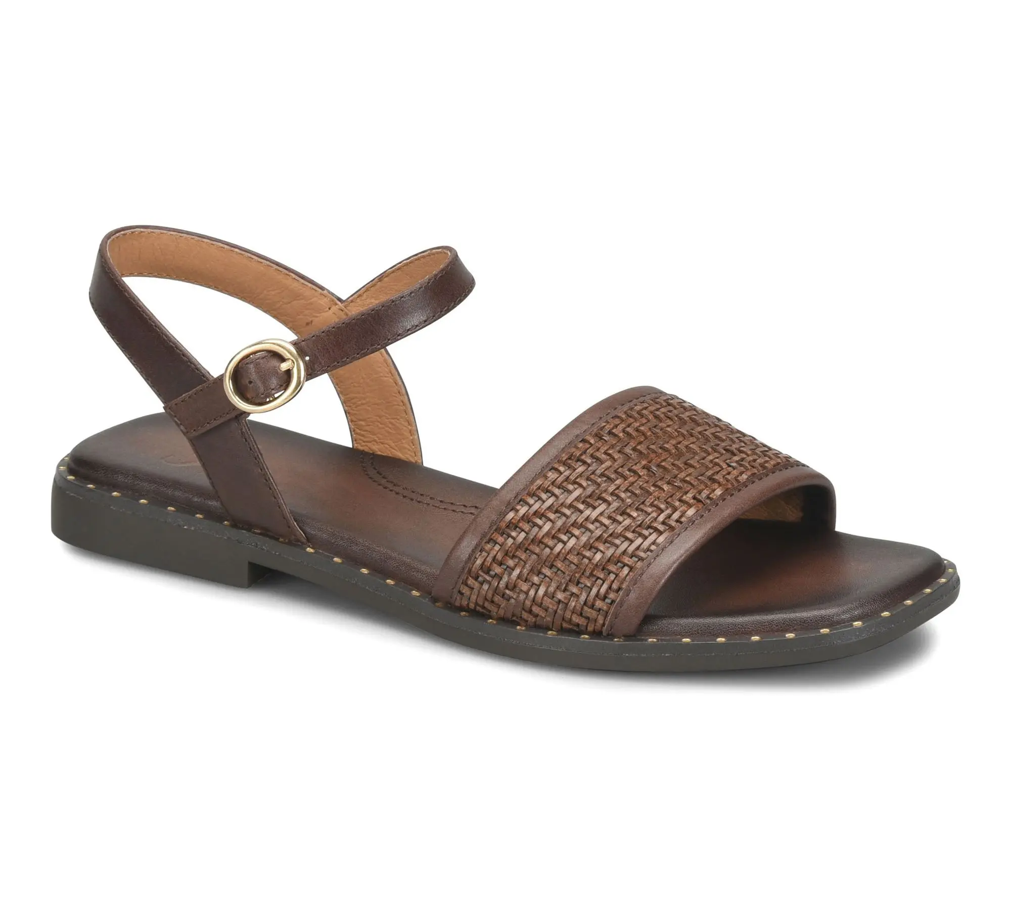 Sofft Woven Leather Sandal - Elrose