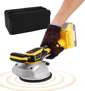 Cordless Tile Vibration Leveling Machine, for De-Walt 20V Max Battery, Labfintom Tiler Vibration Tool with 8 Adjustable Speed, Suction Cup, Package Bag Include for Floor, Tile, Wall (Tools Only)