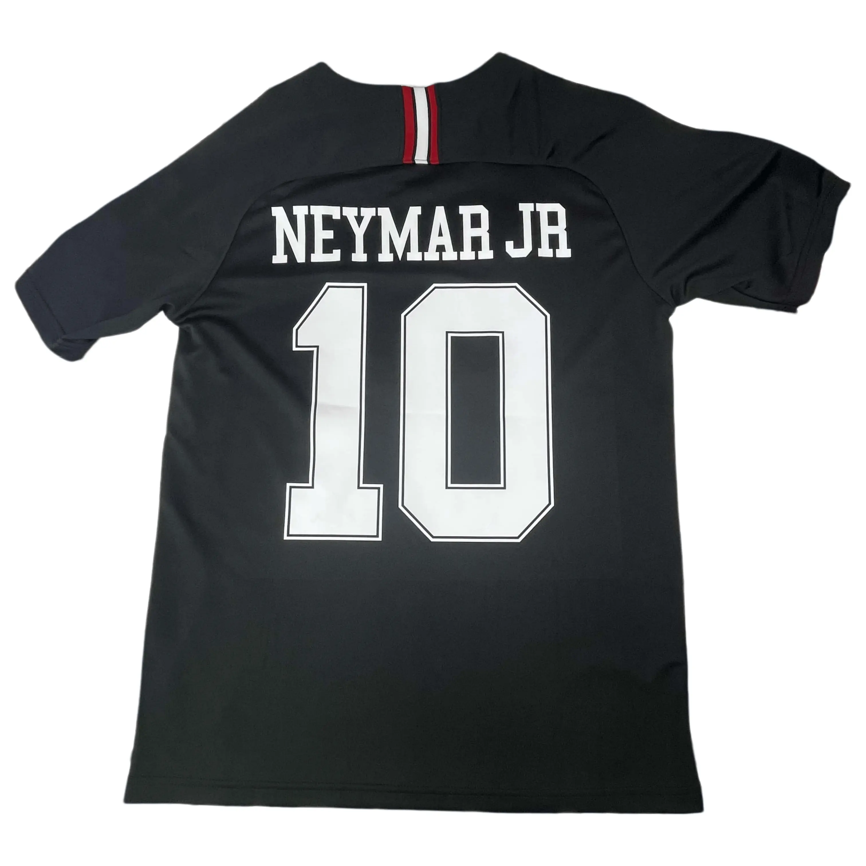 2018 2019 Away Retro Black No.10 Neymar Jr Short Sleeved Soccer Jersey