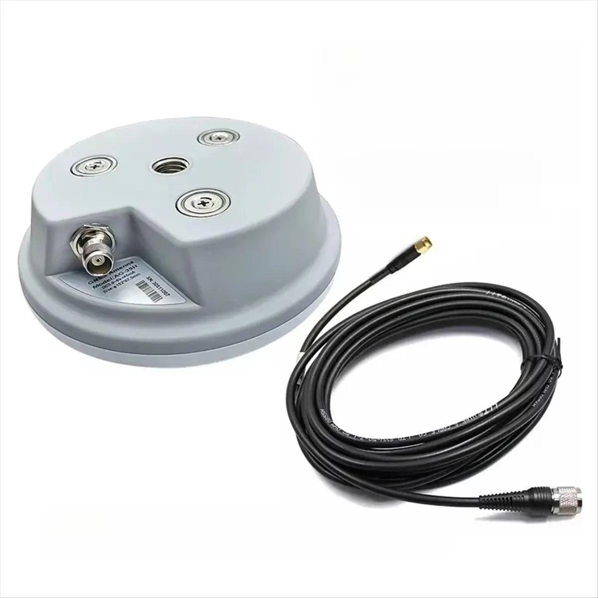 AG30 High Precision Survey GNSS Antenna - BDS RHCP Full Band Satellite Signal Amplifier, Car Exterior Shell Cable Noise Protection Accessories for Agricultural Mapping, Antenna Unit, High Gain
