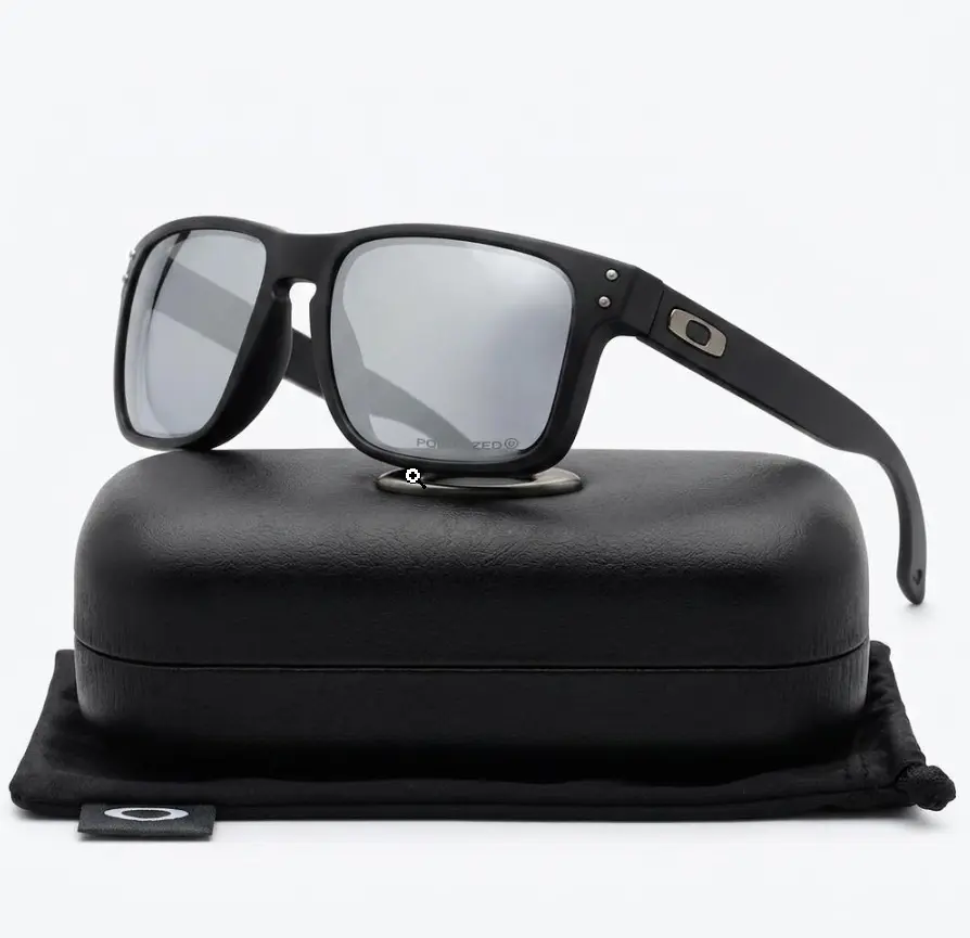 Holbrook Polarized Sunglasses for Men & Women - Black Frame, UV Protection Outdoor Sports Eyewear