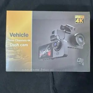 4K Dashcam, Full HD Car DVR with Night Vision, Wide-Angle Lens for Vehicle Safety Recording