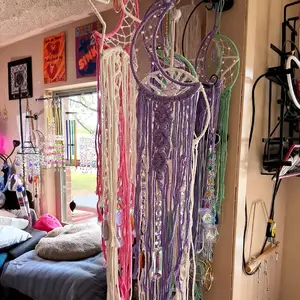 Sunnydaze Suncatcher MHMM Collection Moon Phase Design with Crystal & Stone Accents for Home Decor