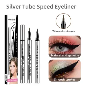 Waterproof Long-Lasting Eyeliner Pen – Ultra-Creamy, Lightweight, Smudge-Proof Gel & Liquid Formula, Smooth Satin Finish, Easy to Use, Professional Eye Makeup Supplies