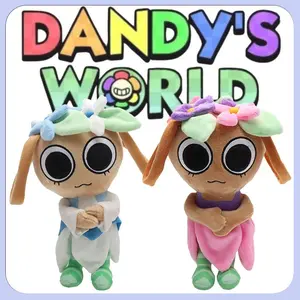 26cm Dandy’s World Plush Belle Basket Bassie Plush Toy Game Peripheral Figure Bassie Doll Birthday Gift Toys for Kids Room Decor