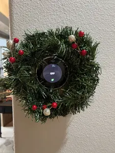 Thermostat Christmas Wreath | Cute Holiday Home Decor | Small Business Find