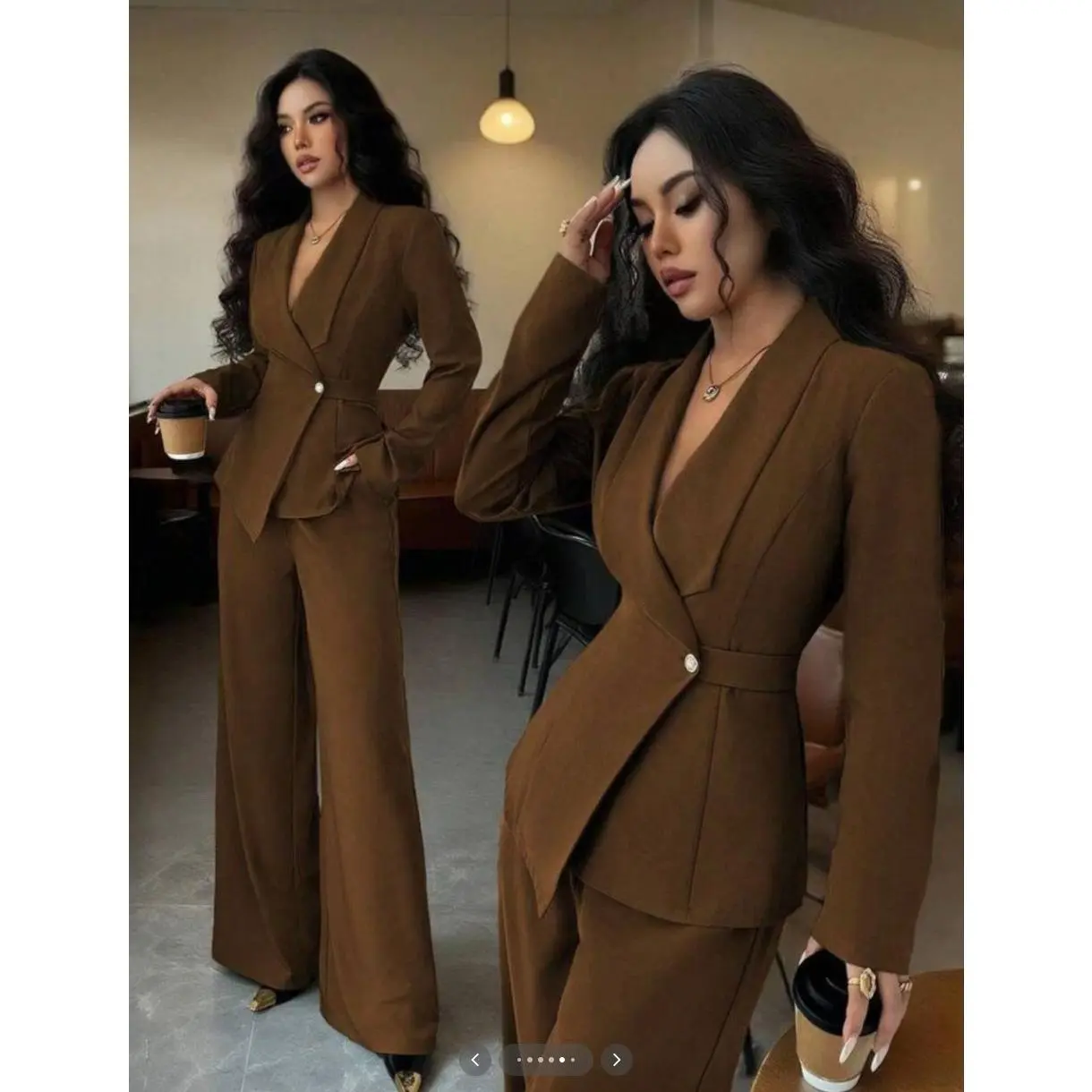 Coffee color (long sleeved)