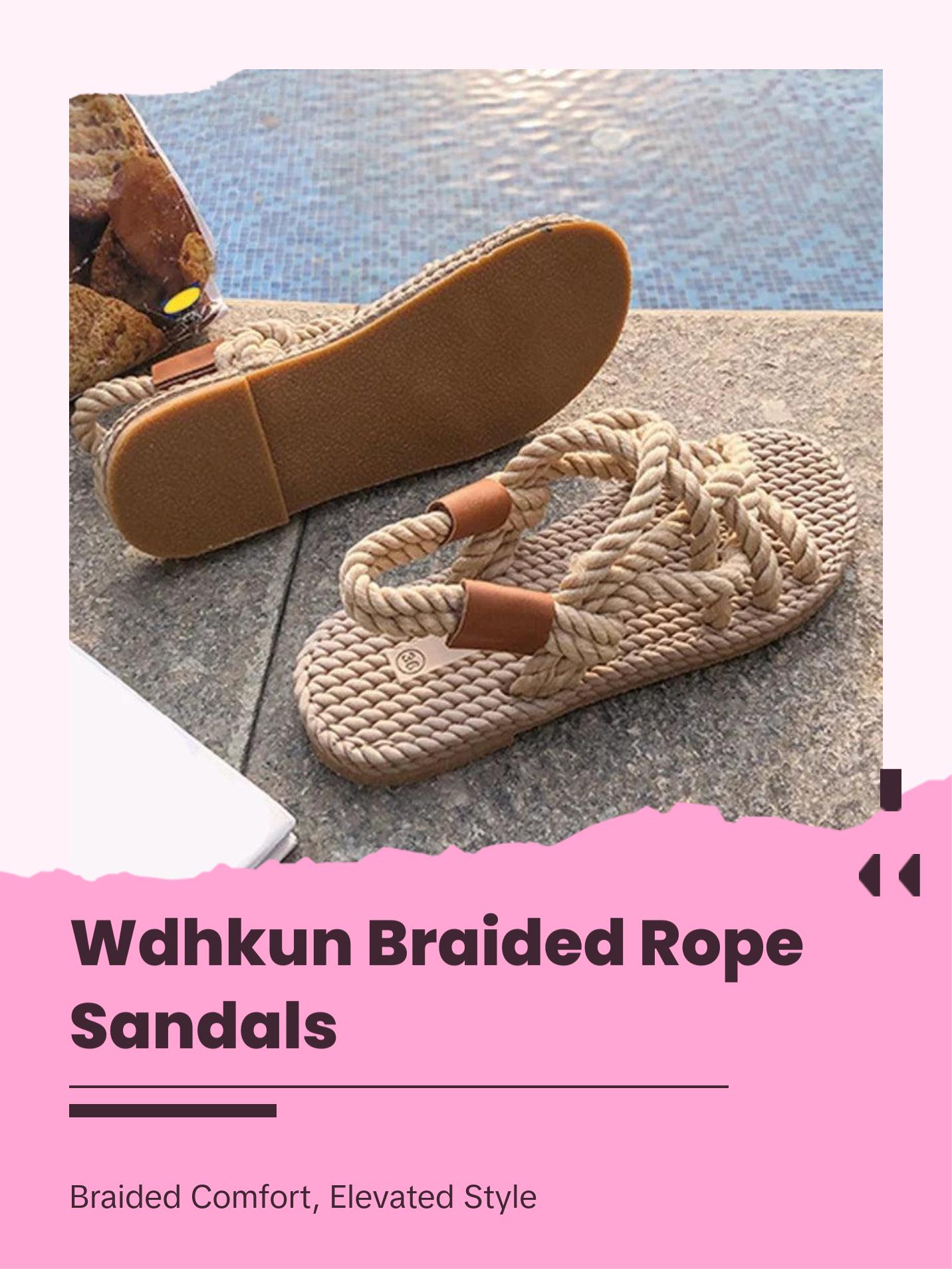 Braided Rope Sandals