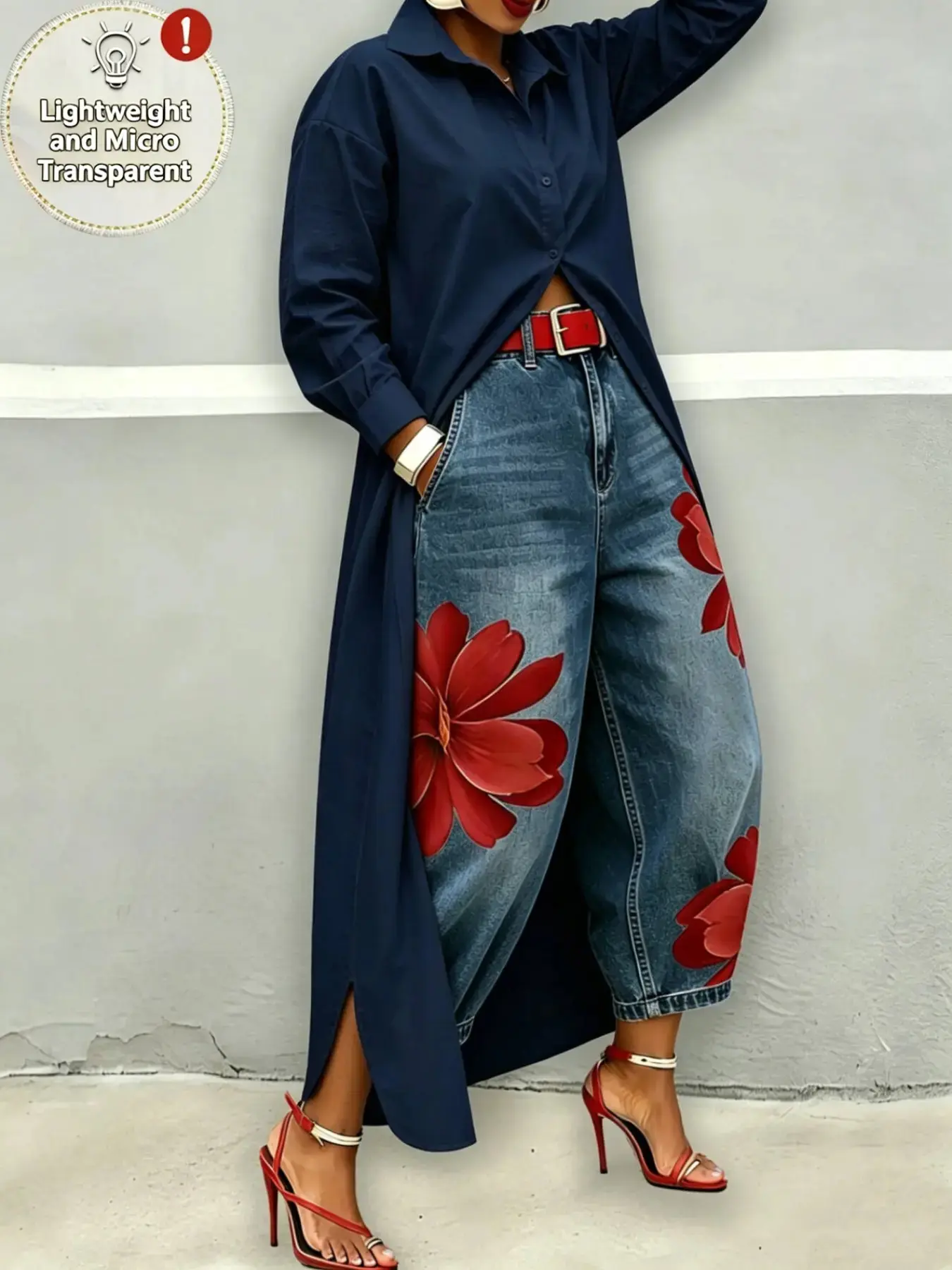 Long Split Shirt, Loose Fit Slimming Collar Design, Versatile Sun Protection Top, Multiple Colors Available, Fashionable Long Sleeve Blouse, Boho Casual, Boho Tie Top