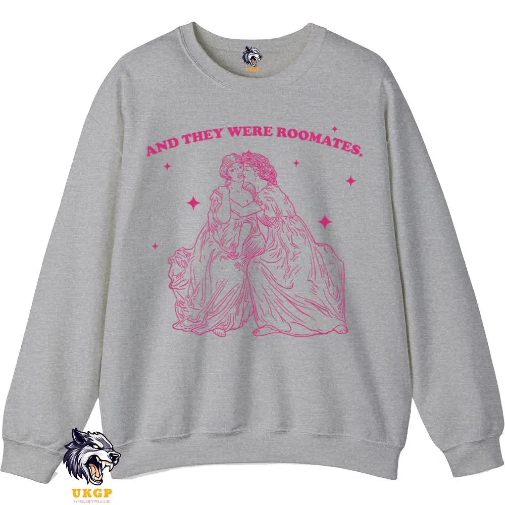 They Were Roommates Subtle Lesbian Pride Vintage Tee Unisex T Shirt Hoodie Sweatshirt Tank Top