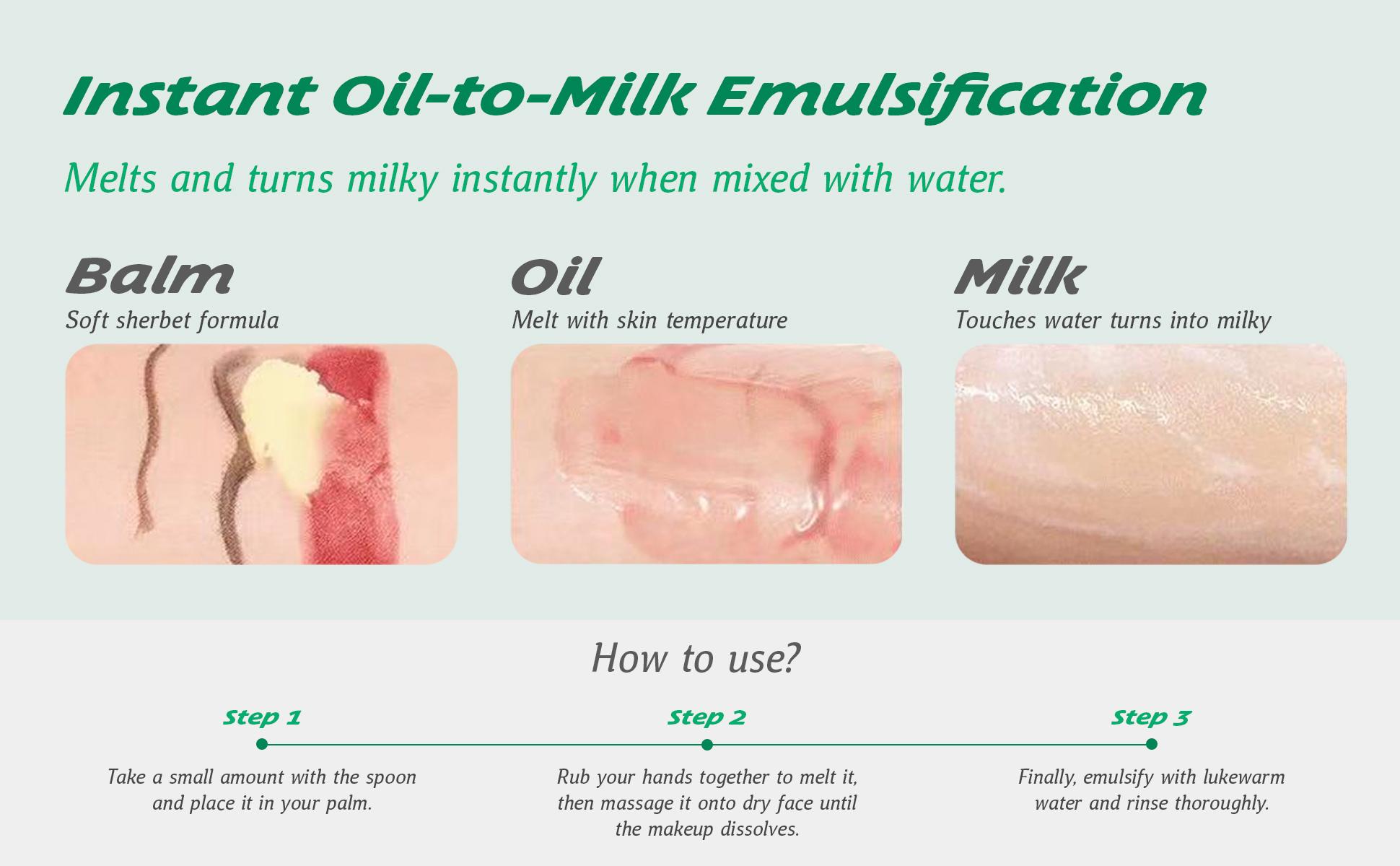 4 Bulk Pack - Makeup Melting Cleansing Balm – Rapid Emulsifying Makeup Remover for Waterproof Makeup, Cleansing Oil, Korean Makeup Remover, Deep Clean, Non-Greasy, Zero Residue, for All Skin Types 100g 3.52oz