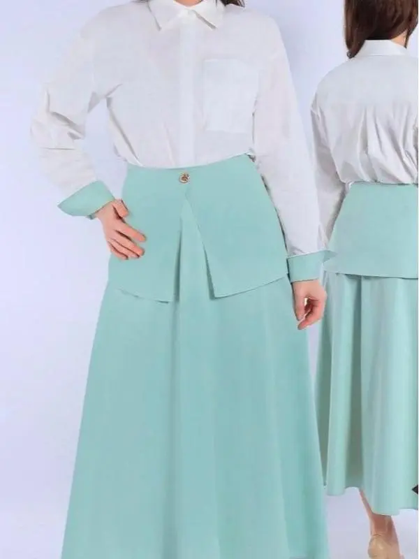 Women’s two-pieces skirt and shirt sets
