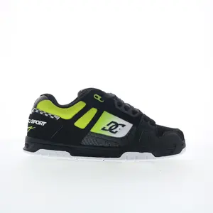 DC Stag SE ADYS100848-XKGW Mens Black Nubuck Skate Inspired Sneakers Shoes