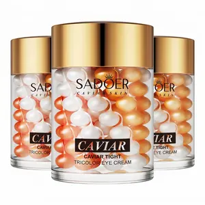 Caviar Firming Eye Cream, With Caviar Extract & Moisturizing Ingredients, Tightens & Hydrates, Fades Dullness & Fine Lines, Boosts Skin Elasticity, Refreshing Texture for All Skin Types, Daily Eye Care Essential