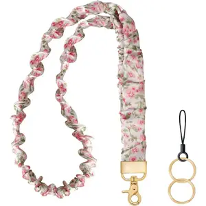 Teacher Lanyards for ID Badges, Long Key Lanyard Straps for Women Card Holder Wallet