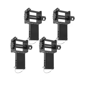 【GARVEE】4 Pack Trailer Stake Pocket Winch Set with Strong Load-Bearing Capacity, Durable Construction, and Adjustable Cotter Pin Holes for Secure and Versatile Use