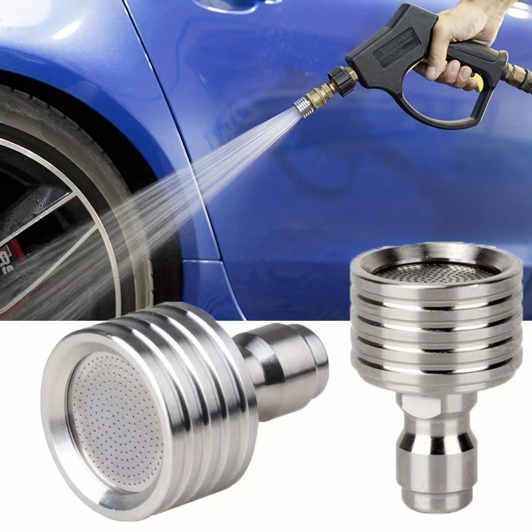 High-pressure cleaner nozzle, Spray nozzletips, suitable for car cleaning, gardens,driveways, Quick connect/disconnect,compatible with high-pressure cleaners andextension tubes, High Flow Nozzle