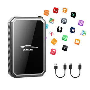 【SpringGlowUp】VOLAM Wireless CarPlay Adapter - Portable Converter that Upgrades Wired CarPlay to Wireless(Android AUTO not supported),Support HDMI Input via TV Stick/Switch/Laptop (Not Included), Only Supports factory Wired Carplay (IPhone) vehicles