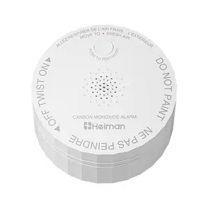 Heiman Smart WiFi Home Safety Sensor, Carbon Monoxide (CO) Monitoring, Instant Mobile Alerts, Compact Design for Home & Travel, 10-Year Sensor Life, ETL & UL Certified (1 Pack)