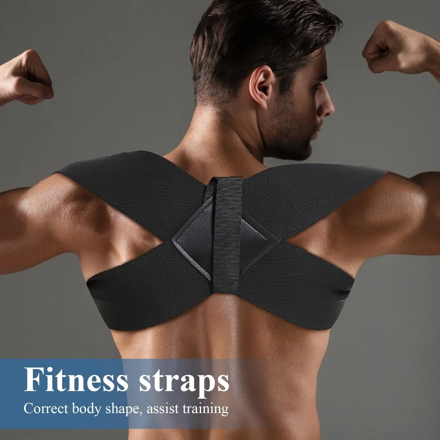 Weightlifting Belt for Bench Press and Shoulder Training, Stable Back Muscle Support, Chest Straightening Exercise Equipment, Strength Workout Equipment, Gym Accessories, Workout Accessory, Exercise Fitness Equipment