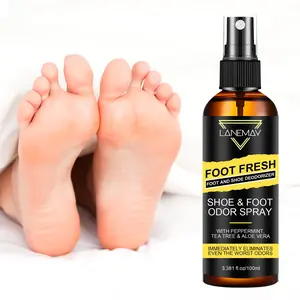 Mint Tea Tree Aloe Vera Foot Deodorant Spray, Deep Moisturizing Deodorant Spray, Foot Care Product for Men & Women