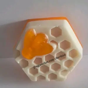 Handmade Soap Rice and Honey - Natural Ingredients for Gentle Daily Use - Artisanal Craftsmanship - Soothing Effects - Fragancias con Clarissa