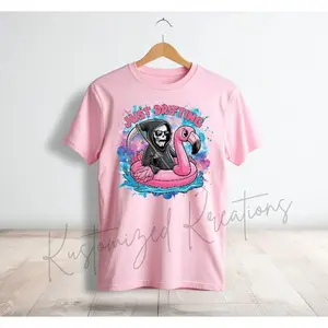 Just Drifting • T-shirt Tee Shirt Comfortable Unisex Top Skull Funny Sarcastic Float Summer