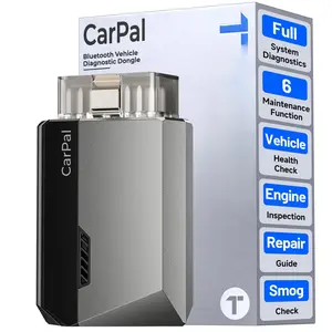 Carpal Obd2 Scanner - For Car  All System Diagnostic Tool Ios & Android Vehicle Check 6 Maintenance Smog Repair Guide Performance Test