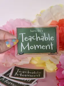 Teachable Moment Milestone Sticker - Capture Teaching Wins