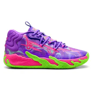 PUMA Mens Mb.03 Toxic Basketball Sneakers Shoes Court - Purple