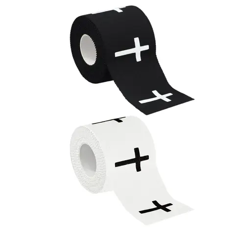 2 Pack Christian Athletic Tape 2 Inch X 23 Feet Cotton Zinc Oxide White Athletic Tape, Tennis Cross Athletic Wrist Straps, Religious Bible Verse Athletic Tape, Christian Gift for Men and Women